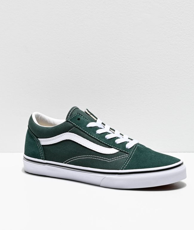 vans trainers Green